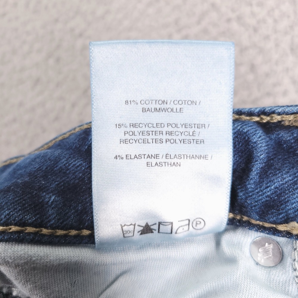 SILVER Jean Size 27 BRITT Skinny Low Rise Medium Wash Stretch Denim 27x28 - Picture 7 of 13
